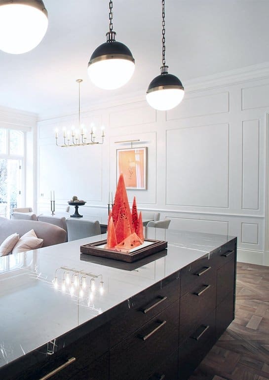 Apartment's kitchen luxury interior design